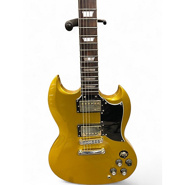 Used Firefly SG Gold Solid Body Electric Guitar
