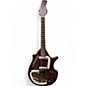 Used Danelectro SITAR BLACK AND RED Solid Body Electric Guitar thumbnail