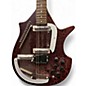 Used Danelectro SITAR BLACK AND RED Solid Body Electric Guitar