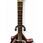 Used Danelectro SITAR BLACK AND RED Solid Body Electric Guitar