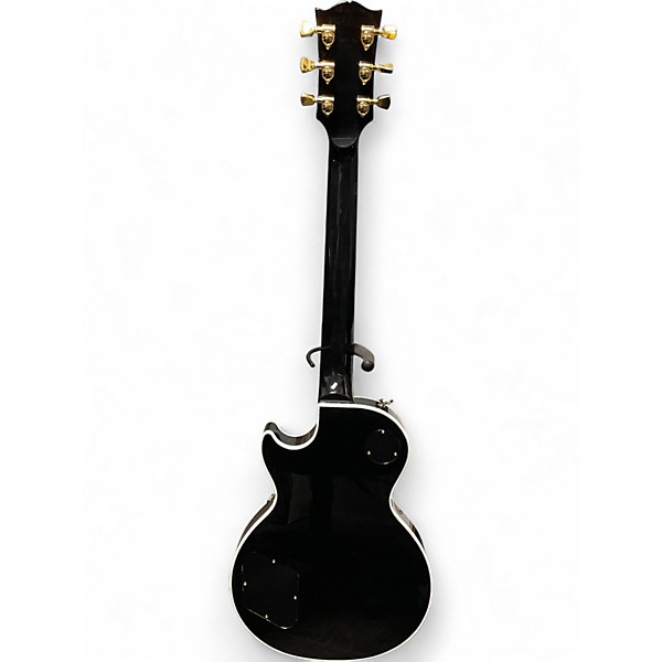 Used Gibson Les Paul Custom Black and Gold Solid Body Electric Guitar