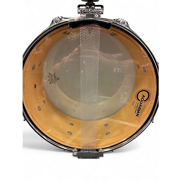 Used Fibes 13X5.5 jasper shell dark cherry Drum