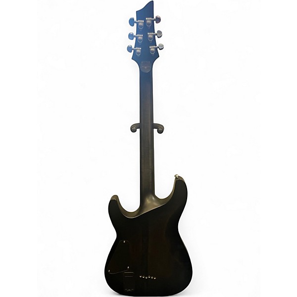 Used Schecter Guitar Research C1 Platinum TRANSLUCENT BLACK Solid Body Electric Guitar