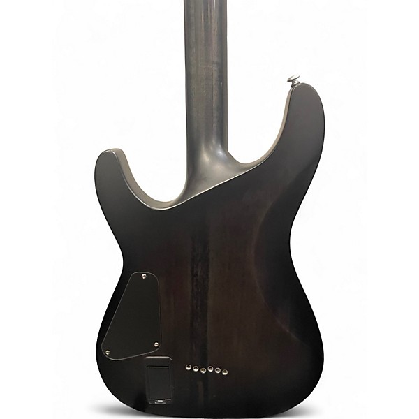 Used Schecter Guitar Research C1 Platinum TRANSLUCENT BLACK Solid Body Electric Guitar