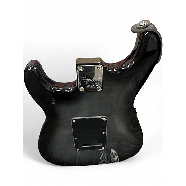 Used Squier Stratocaster FMT HSS Black Burst Solid Body Electric Guitar
