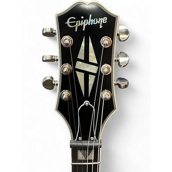 Used Epiphone LES PAUL PROPHECY MATTE BLACK SPARKLE Solid Body Electric Guitar