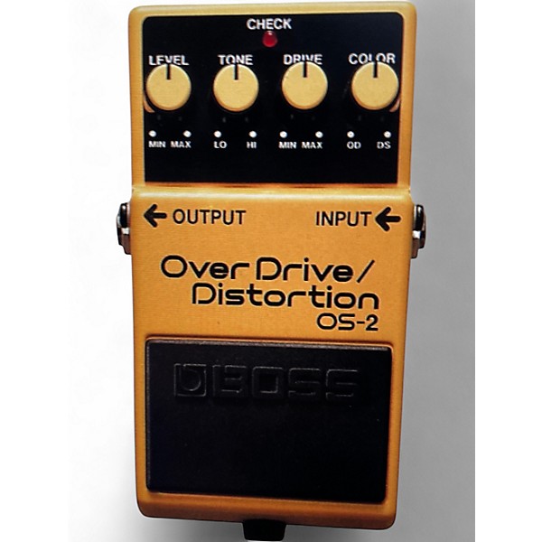 Used BOSS OS2 Overdrive Distortion Effect Pedal