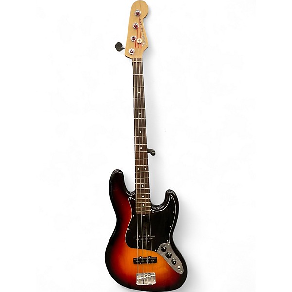 Used Fender American Performer Jazz Bass Sunburst Electric Bass Guitar