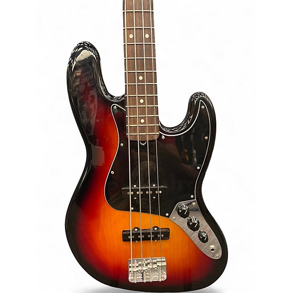 Used Fender American Performer Jazz Bass Sunburst Electric Bass Guitar