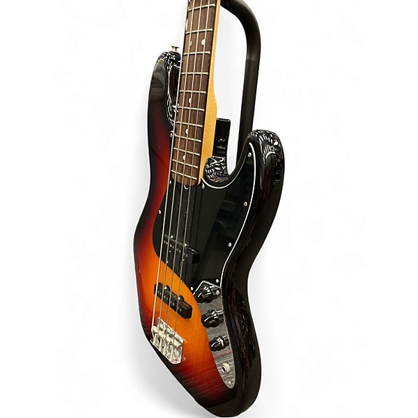 Used Fender American Performer Jazz Bass Sunburst Electric Bass Guitar