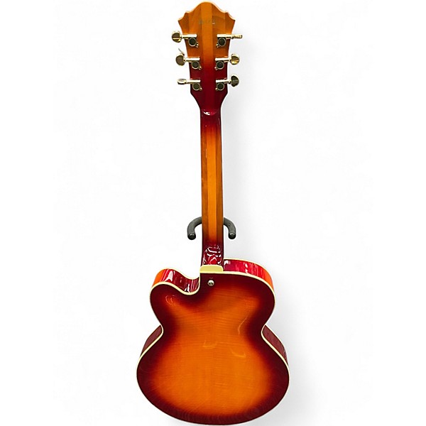 Used Ibanez AF151 Cherry Sunburst Hollow Body Electric Guitar