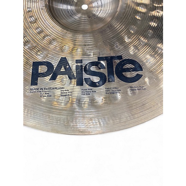 Used Paiste 21in Signature Dry Heavy Ride Cymbal