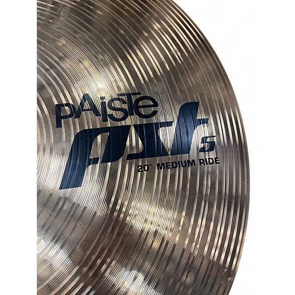 Used Paiste 20in PST5 medium ride Cymbal