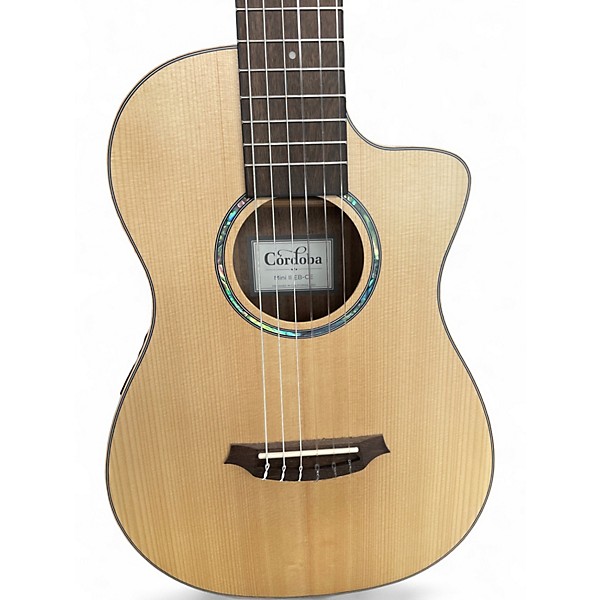 Used Cordoba Mini II EB-CE Natural Acoustic Electric Guitar
