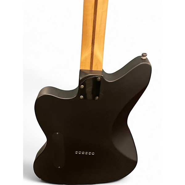 Used Fender Jim Root Signature Jazzmaster Flat Black Solid Body Electric Guitar