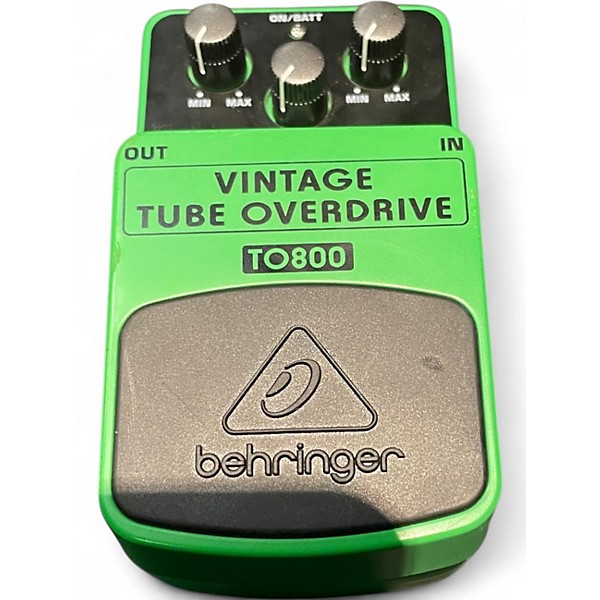 Used Behringer TO800 Vintage Tube Overdrive Effect Pedal