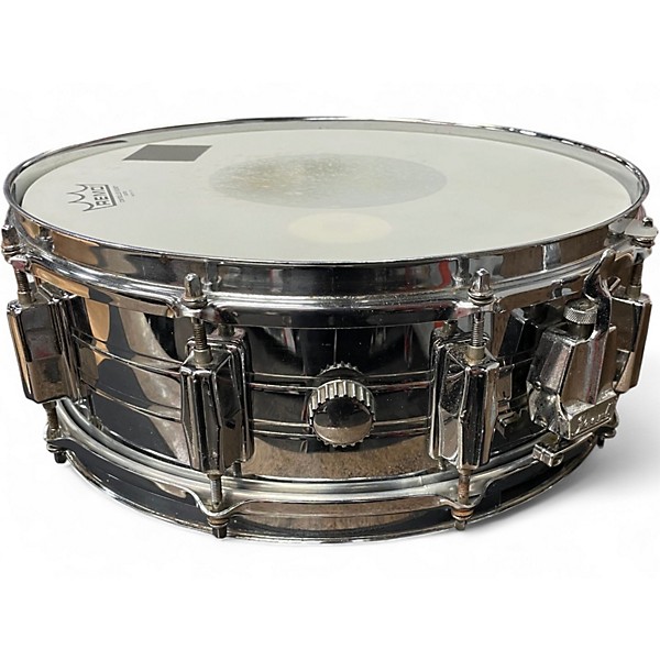 Vintage 1970s Pearl 14X5.5 Jupiter Snare Chrome Over Steel Drum