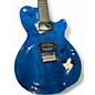 Used 2018 Godin LGX-SA Trans Blue Solid Body Electric Guitar