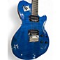 Used 2018 Godin LGX-SA Trans Blue Solid Body Electric Guitar