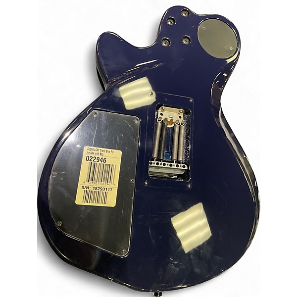 Used 2018 Godin LGX-SA Trans Blue Solid Body Electric Guitar