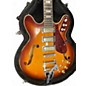 Used Eastwood H78 Tobacco Burst Hollow Body Electric Guitar