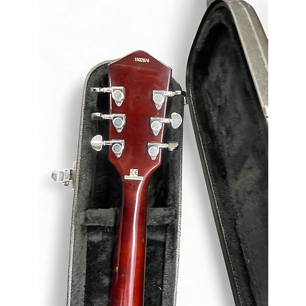 Used Eastwood H78 Tobacco Burst Hollow Body Electric Guitar