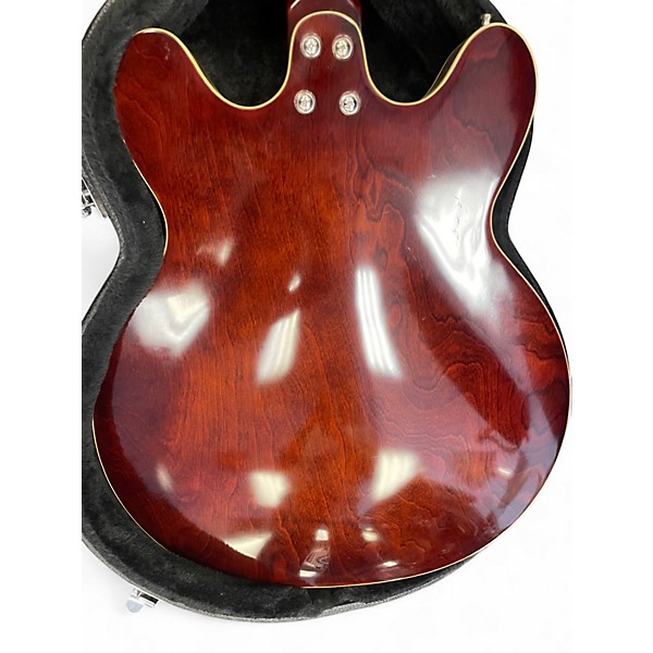 Used Eastwood H78 Tobacco Burst Hollow Body Electric Guitar