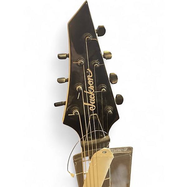 Used Jackson JS22Q-7 Trans Black Solid Body Electric Guitar