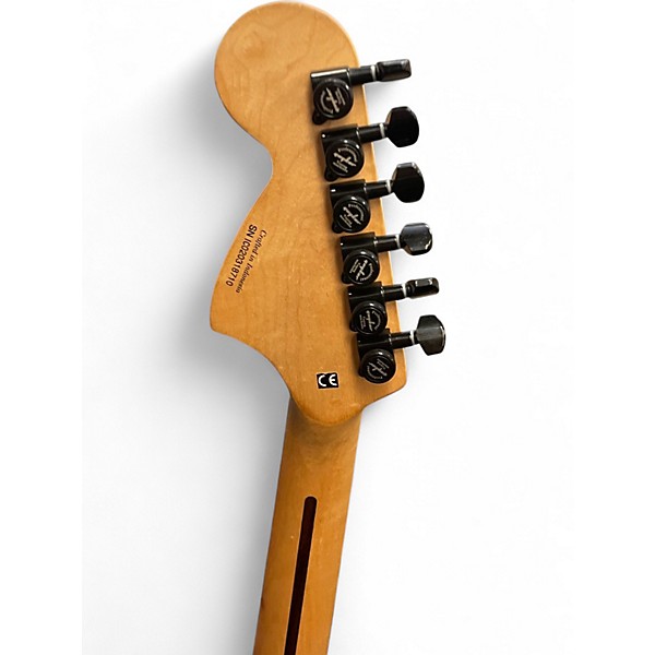 Used Squier Standard Stratocaster Black Solid Body Electric Guitar