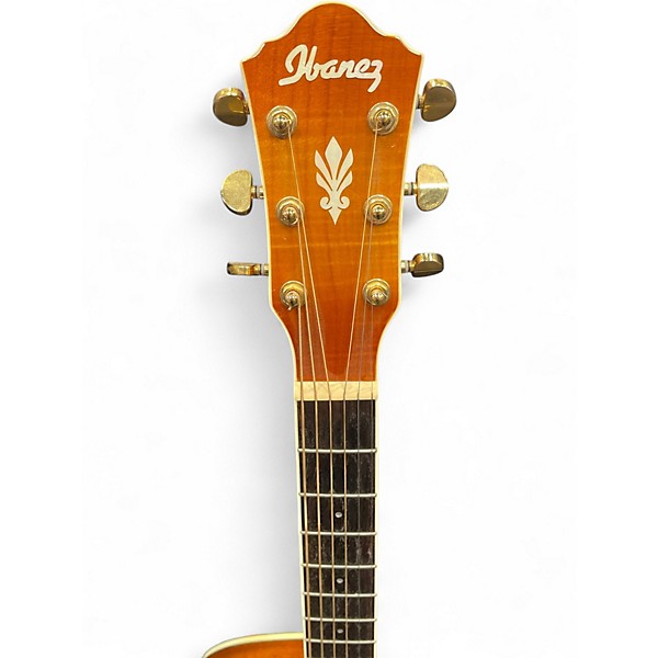 Used Ibanez AEG20II Yellow Tiger Acoustic Electric Guitar