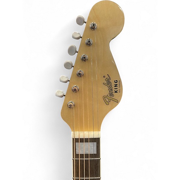 Used Fender King Vintage MJVE 2 Color Sunburst Acoustic Electric Guitar