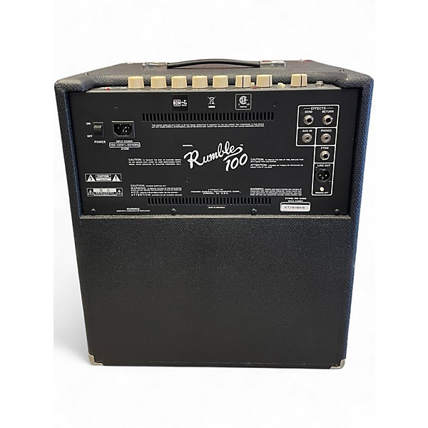Used Fender Rumble 100 1x15 100W Bass Combo Amp