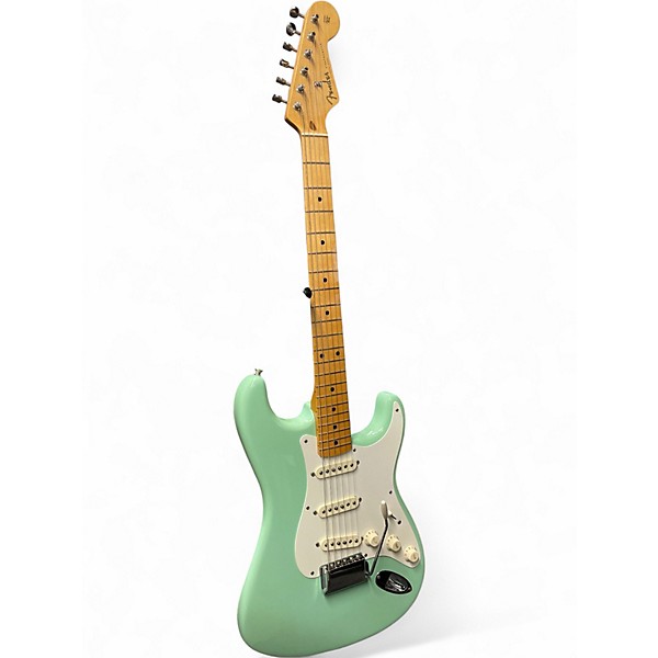 Used 2001 Fender 1957 American Vintage Stratocaster Surf Green Solid Body Electric Guitar