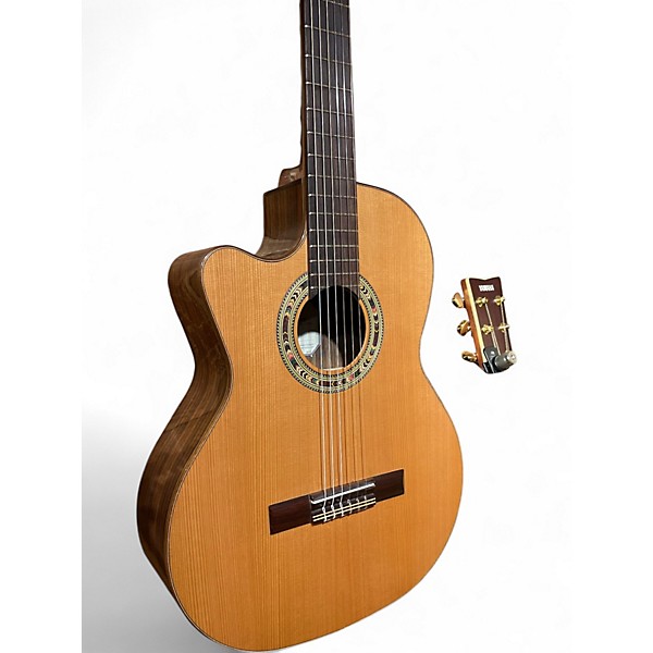 Used Kremona Verea Left Handed Natural Nylon String Acoustic Guitar
