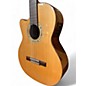 Used Kremona Verea Left Handed Natural Nylon String Acoustic Guitar