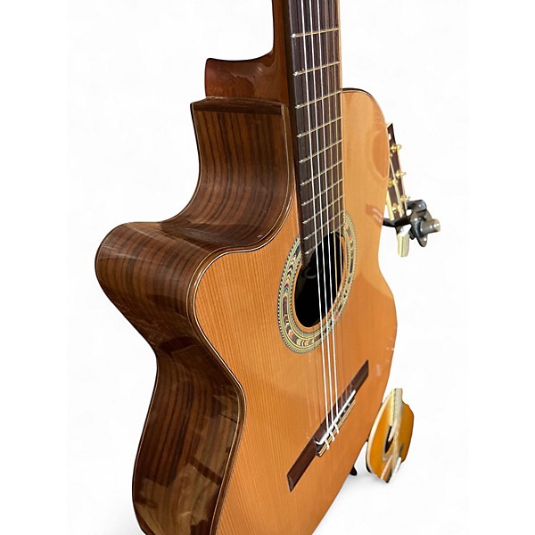 Used Kremona Verea Left Handed Natural Nylon String Acoustic Guitar
