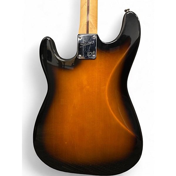 Used Squier 51 2 Tone Sunburst Solid Body Electric Guitar