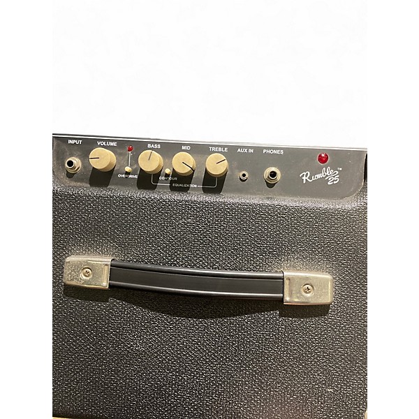 Used Fender Rumble 25 25W 1x8 Bass Combo Amp