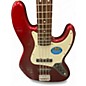 Used Squier Affinity Jazz Bass Candy Apple Red Electric Bass Guitar