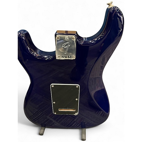 Used Fender Limited Edition Player Stratocaster HSS Plus Top Blue Burst Solid Body Electric Guitar