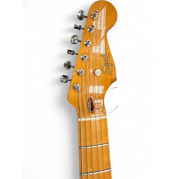 Used Squier Classic Vibe 1950S Stratocaster PEACH Solid Body Electric Guitar