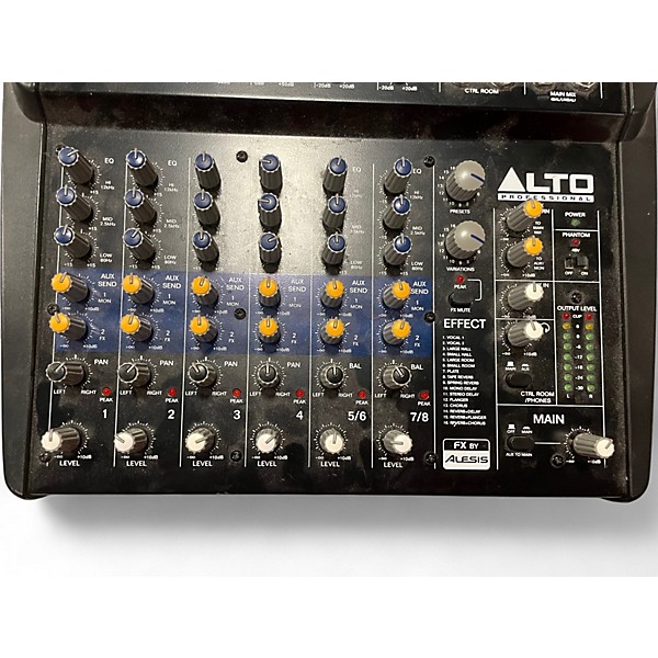 Used Alto ZMX122FX 8-Channel Unpowered Mixer