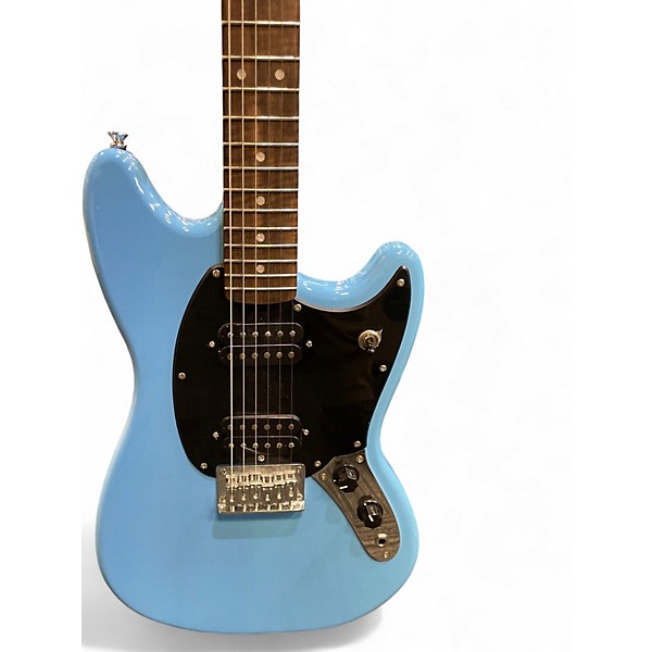 Used Squier Bullet Mustang HH Blue Solid Body Electric Guitar
