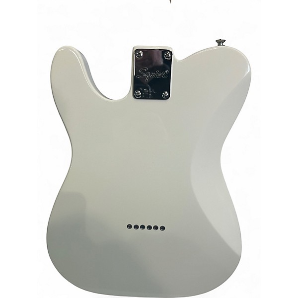 Used Squier Telecaster Classic White Solid Body Electric Guitar