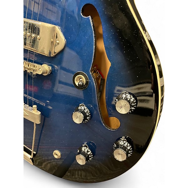 Used Epiphone Epiphone Gary Clark Signature Casino Blak & Blu Hollow Body CASINO BLACK & BLUE Hollow Body Electric Guitar