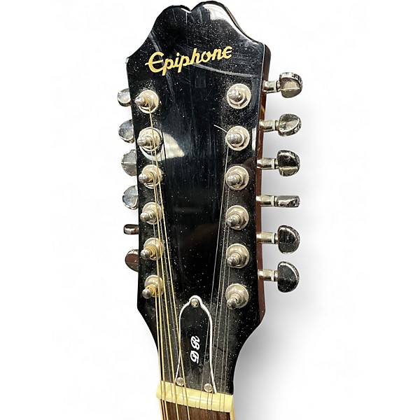 Used 2020s Epiphone DR-212  Natural 12 String Acoustic Guitar
