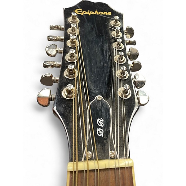 Used 2020s Epiphone DR-212  Natural 12 String Acoustic Guitar