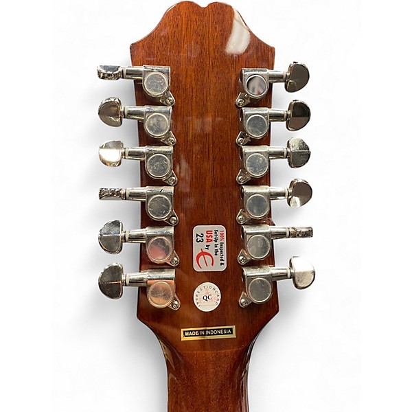 Used 2020s Epiphone DR-212  Natural 12 String Acoustic Guitar