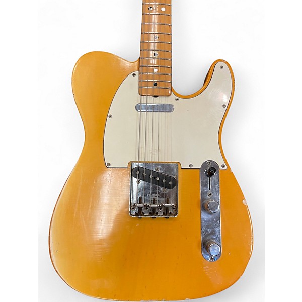 Vintage 1969 Fender Standard Telecaster Blonde Solid Body Electric Guitar