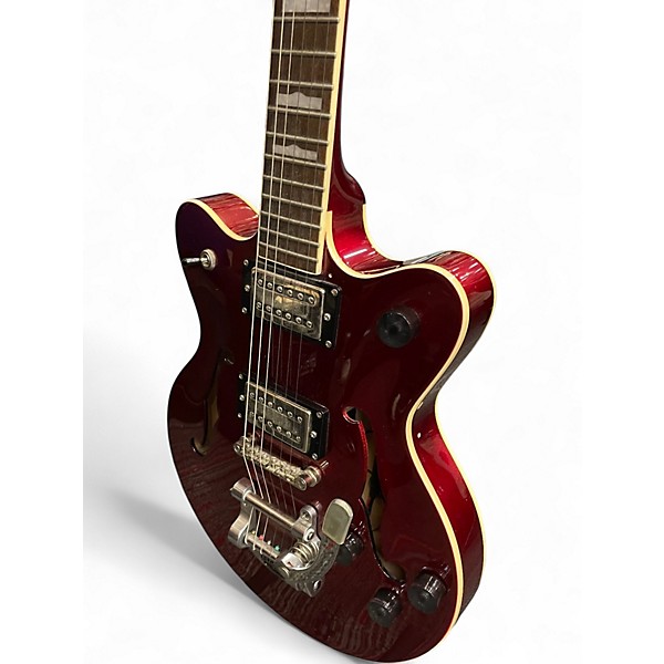 Used Gretsch Guitars g2657t Candy Apple Red Metallic Hollow Body Electric Guitar